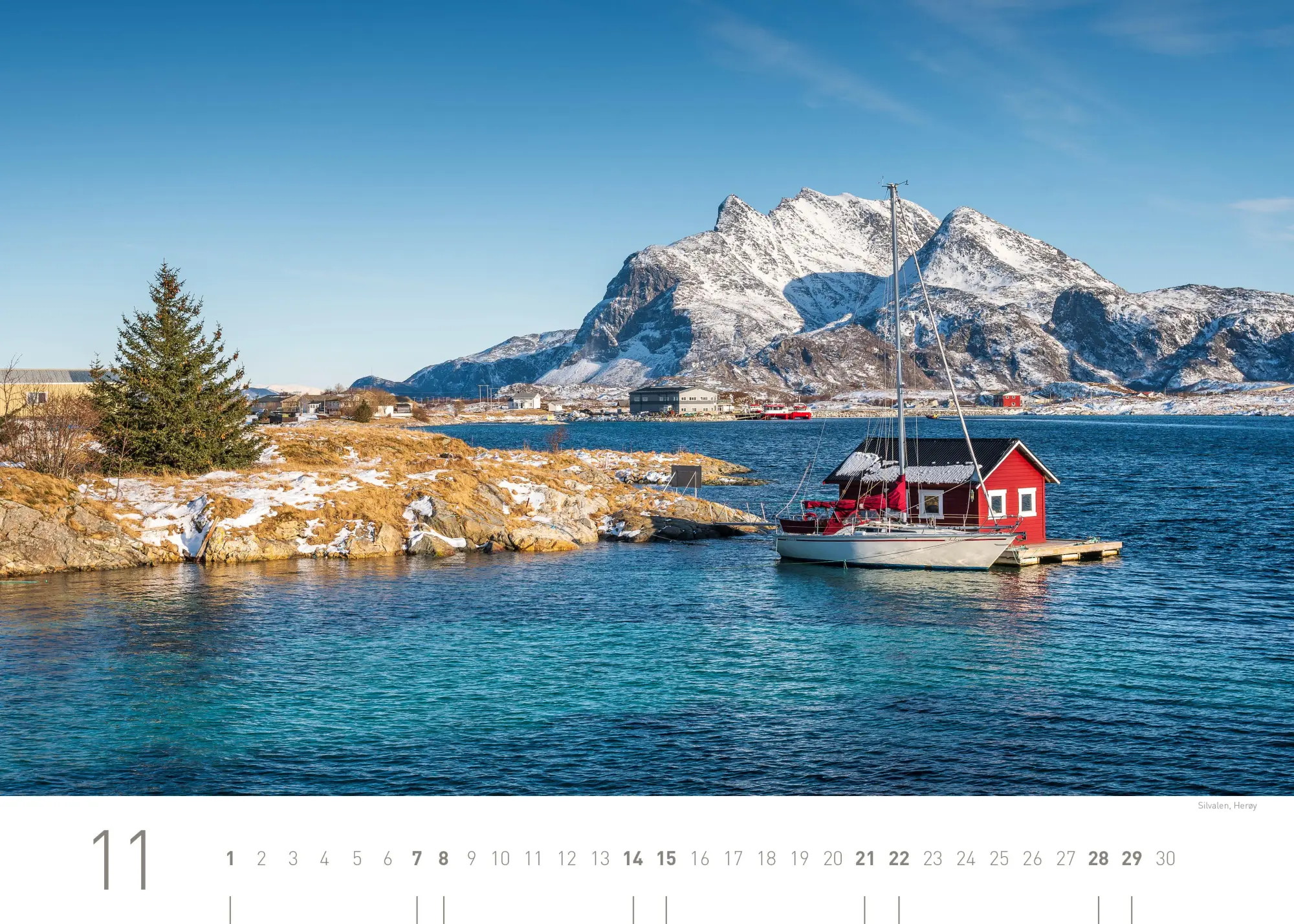 Bild: 9783968556451 | Norwegen Exklusivkalender 2026 | Limited Edition (70 x 50 cm) | 14 S.