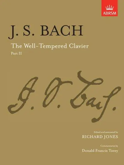 Cover: 9781854726551 | The Well-Tempered Clavier, Part II | [paper cover] | Richard Jones