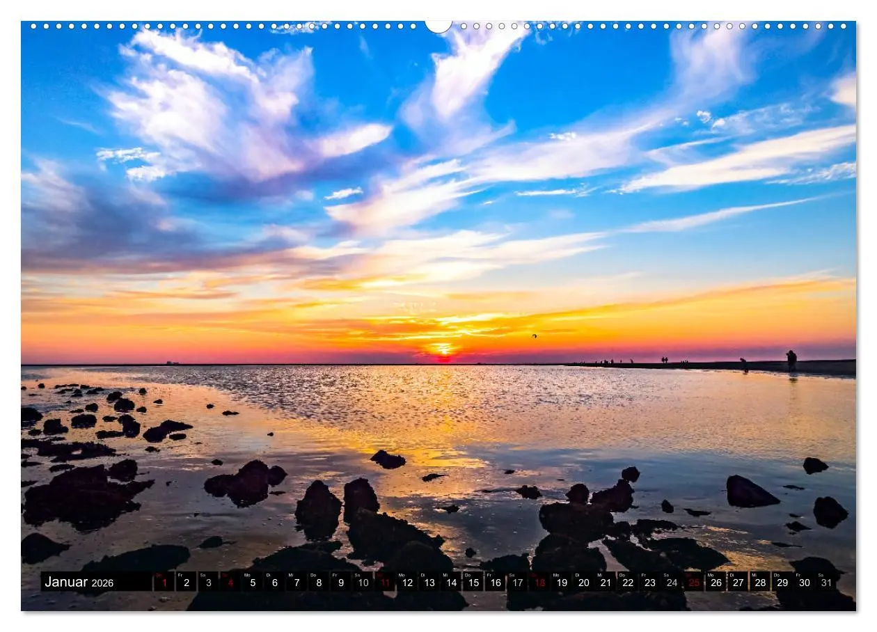 Bild: 9783457846551 | BORKUM Trauminsel in der Nordsee (Wandkalender 2026 DIN A2 quer),...
