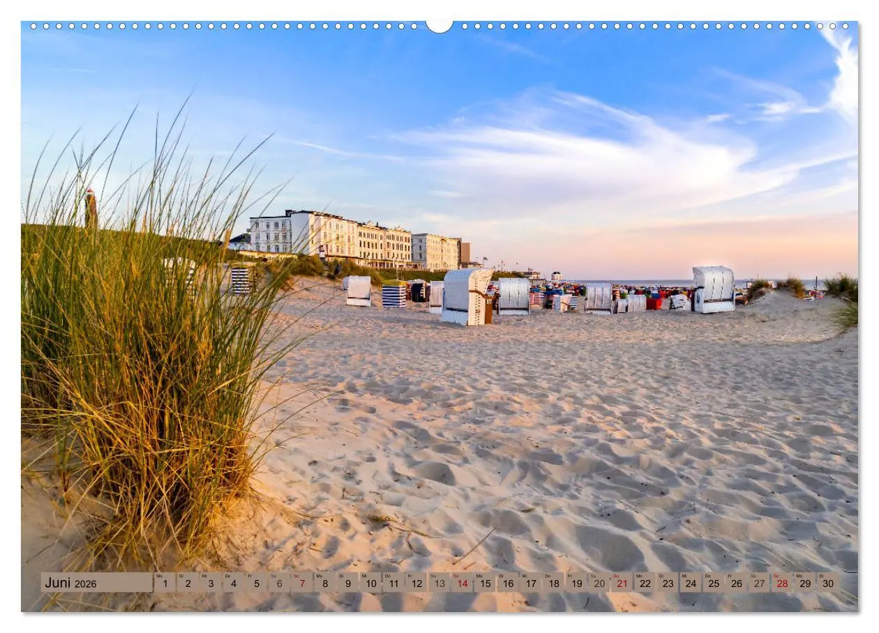 Bild: 9783457846551 | BORKUM Trauminsel in der Nordsee (Wandkalender 2026 DIN A2 quer),...