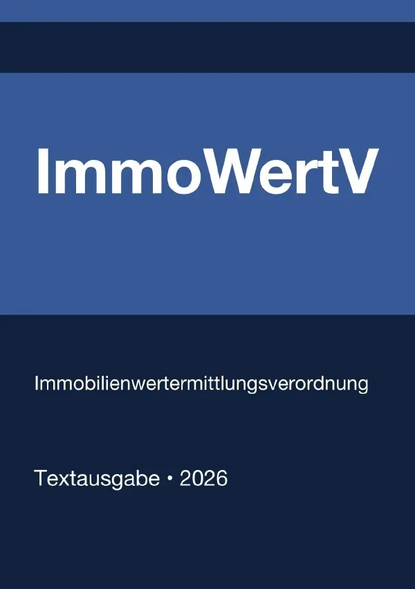 Cover: 9783565136551 | ImmoWertV - Immobilienwertermittlungsverordnung (Deutschland) 2026