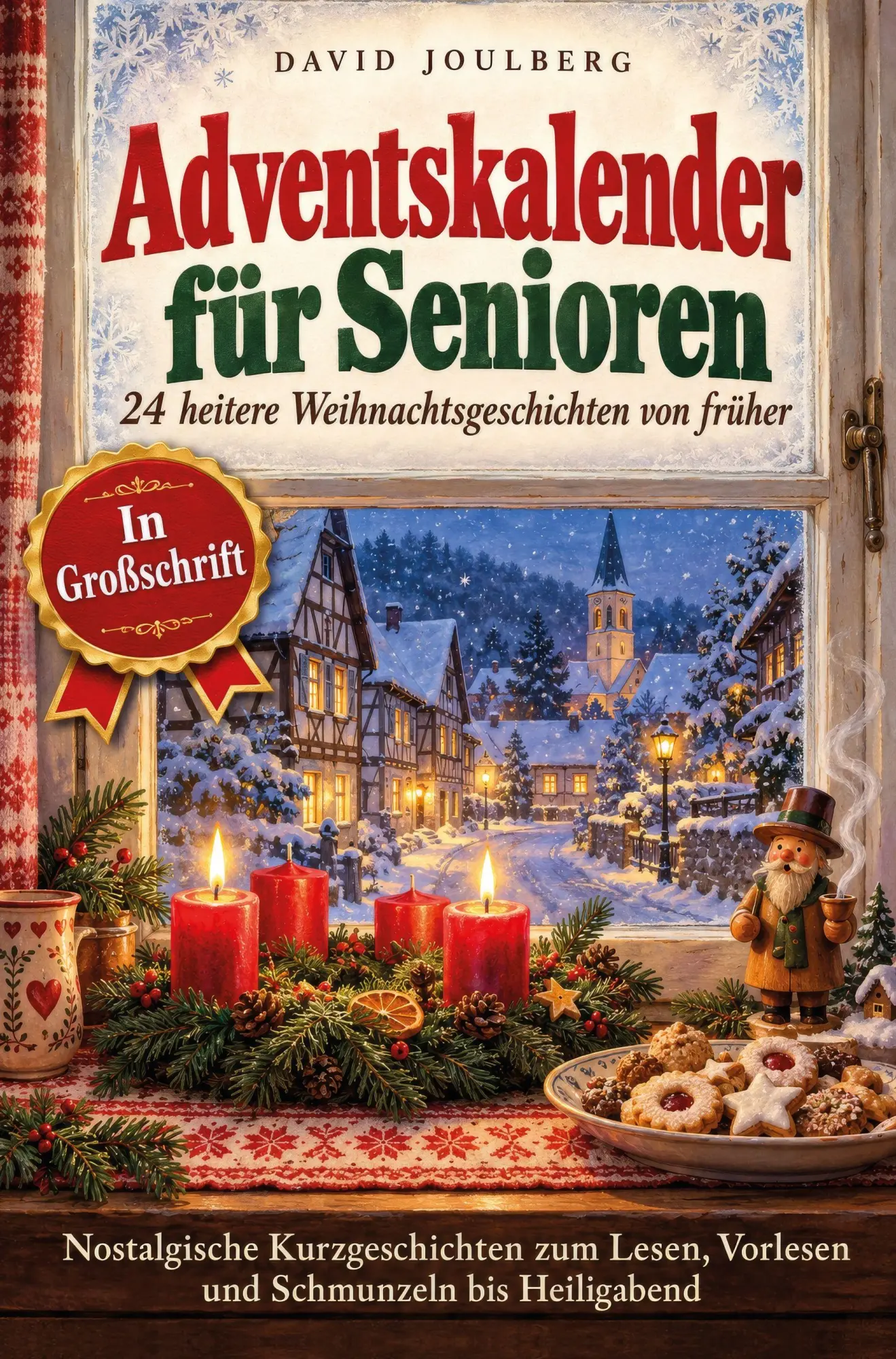 Cover: 9783911326551 | Adventskalender für Senioren in Großschrift - 24 heitere...