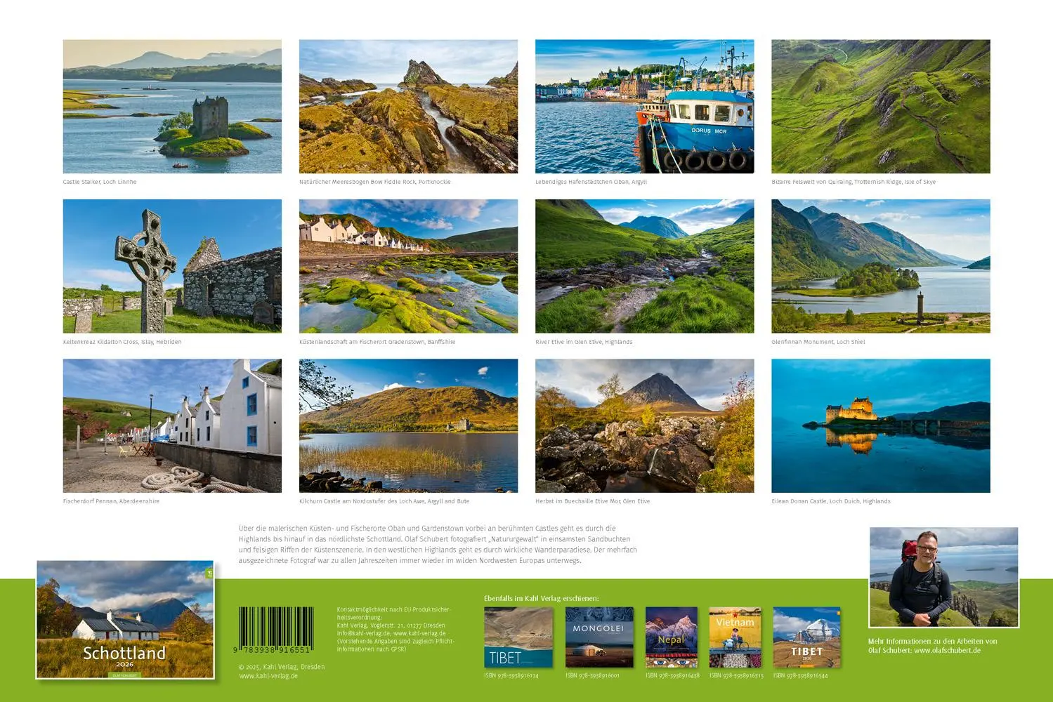 Bild: 9783938916551 | Schottland 2026 | Olaf Schubert | Kalender | Deutsch | 2026
