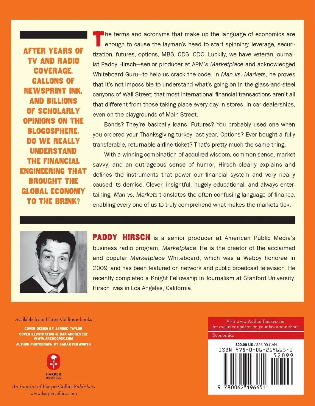 Rückseite: 9780062196651 | Man vs. Markets | Paddy Hirsch | Taschenbuch | Kartoniert / Broschiert
