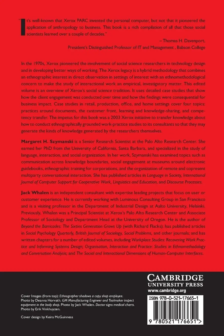 Rückseite: 9780521176651 | Making Work Visible | Margaret H Szymanski (u. a.) | Taschenbuch