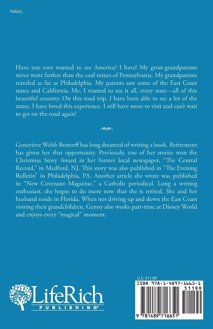 Rückseite: 9781489716651 | Traveling Across America | Genevieve Welsh Bottorff | Taschenbuch