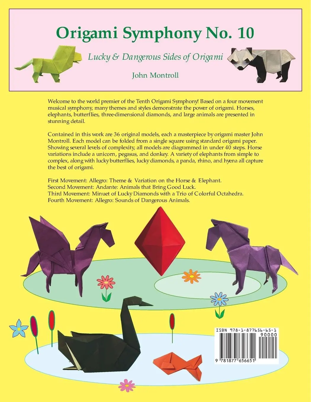 Rückseite: 9781877656651 | Origami Symphony No. 10 | Lucky &amp; Dangerous Sides of Origami | Buch