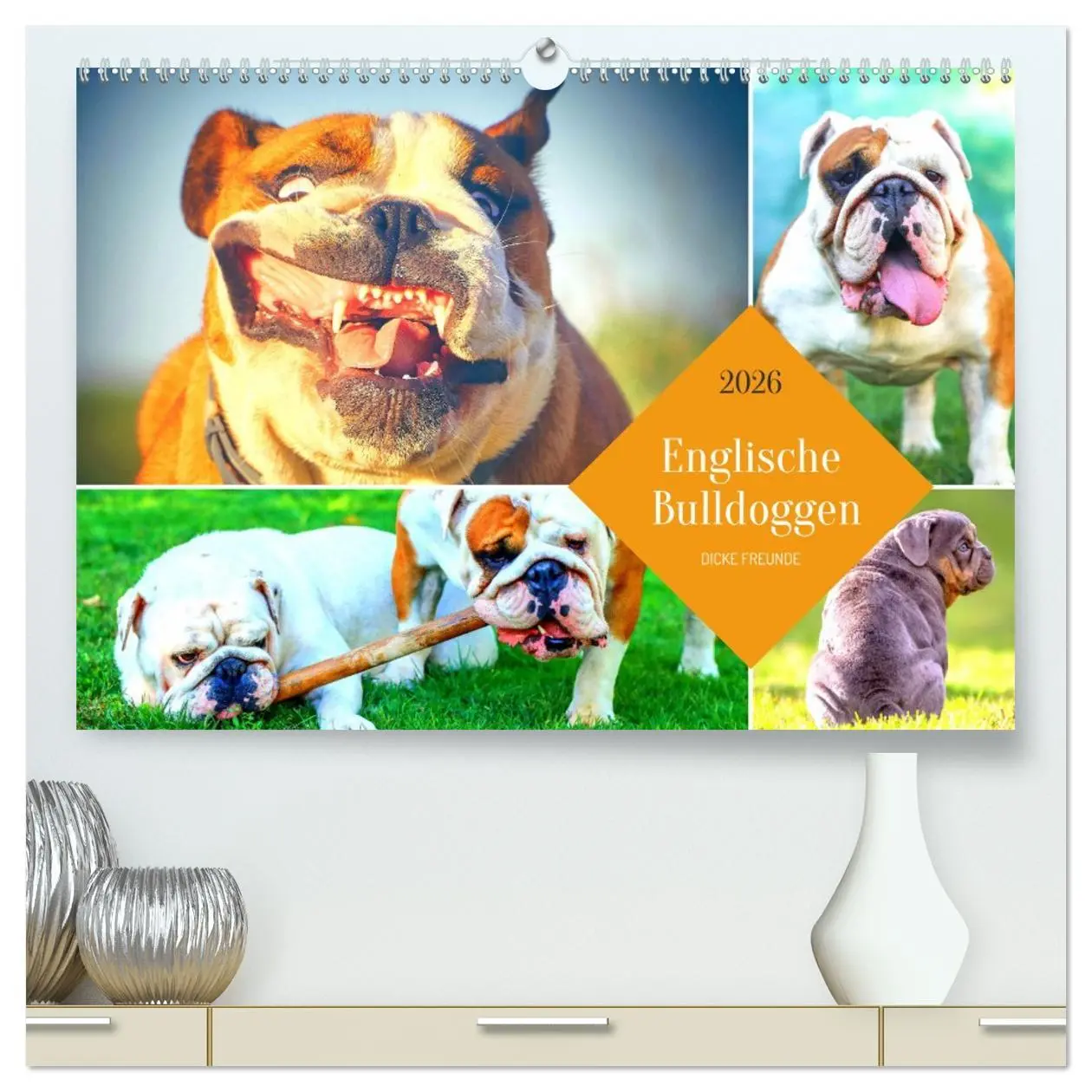 Cover: 9783457456651 | Dicke Freunde. Englische Bulldoggen (hochwertiger Premium...