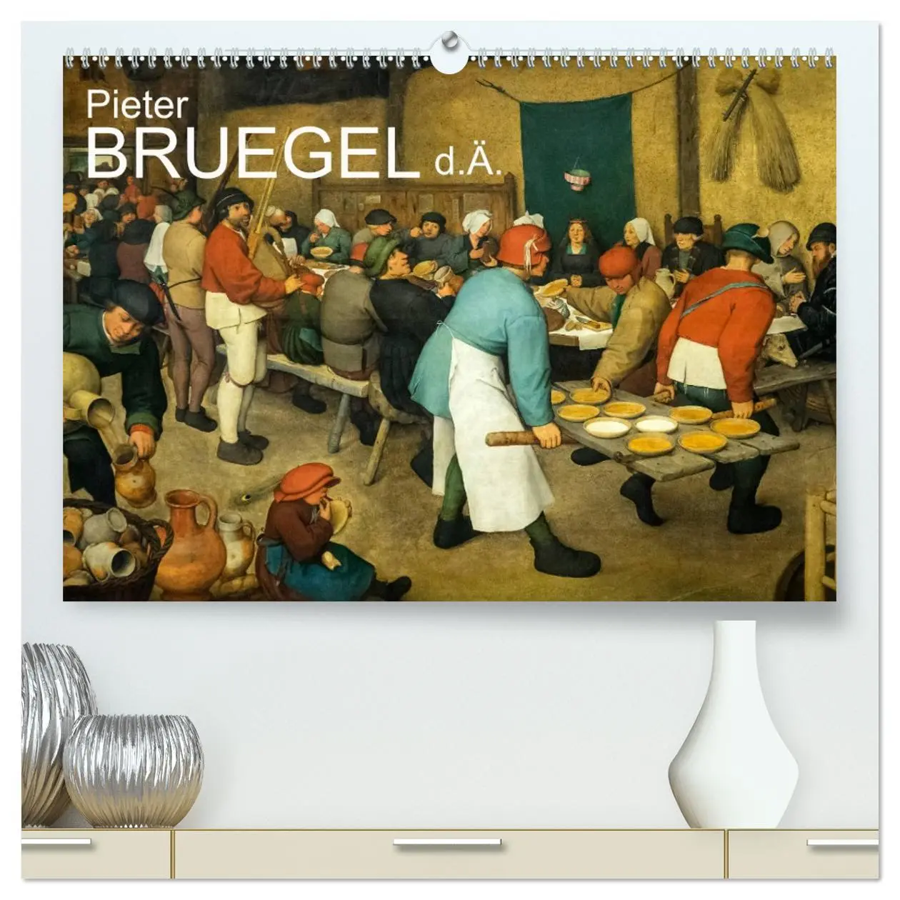 Cover: 9783516236651 | Pieter Bruegel d.Ä. (hochwertiger Premium Wandkalender 2026 DIN A2...