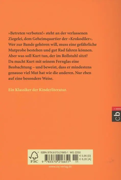 Rückseite: 9783570216651 | Vorstadtkrokodile | Eine Geschichte vom Aufpassen | Max von der Grün