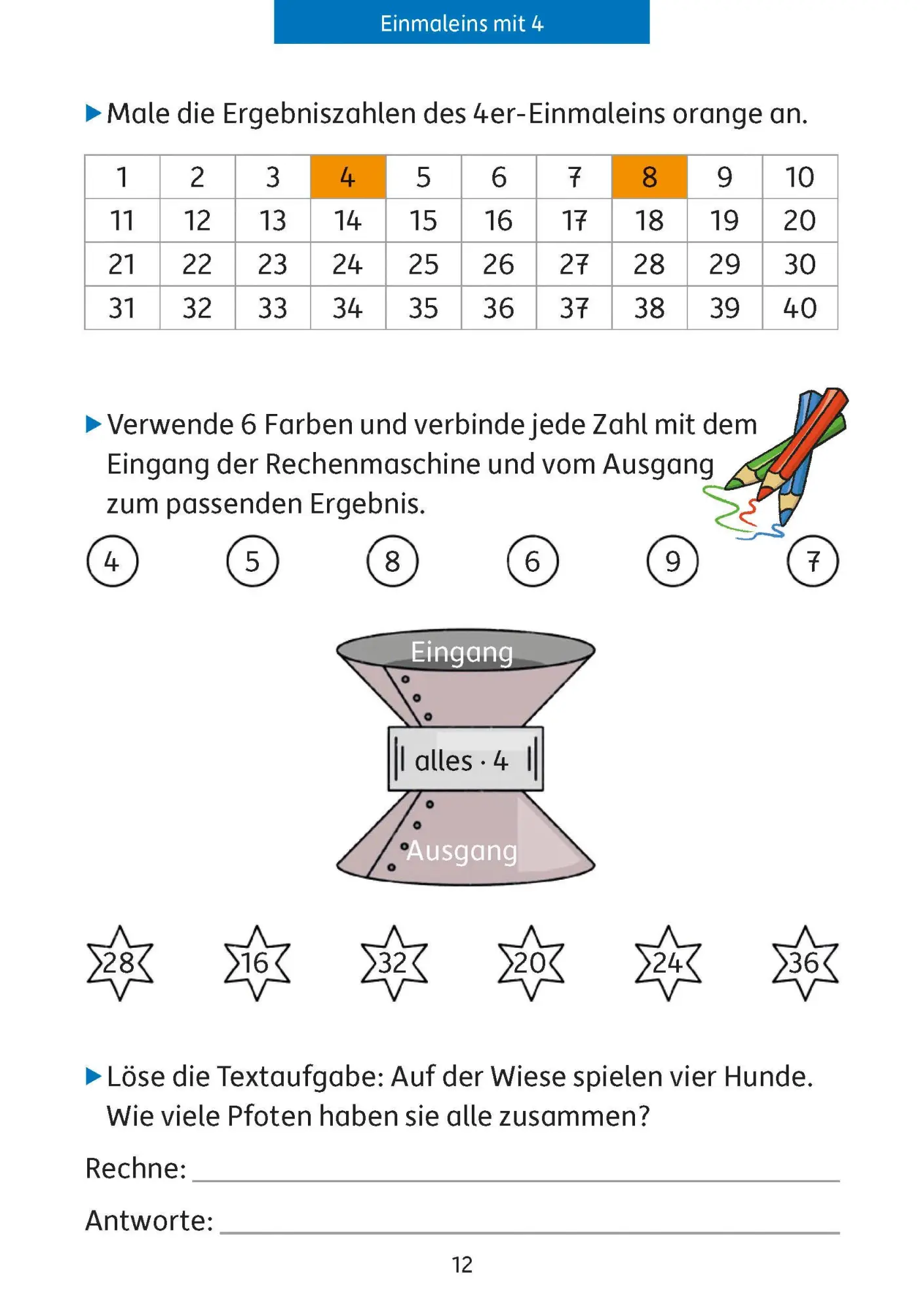Bild: 9783881006651 | Quer durch die 2./3. Klasse, Das kleine Einmaleins - A5-Übungsblock