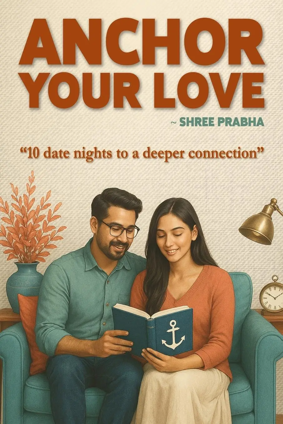 Cover: 9789367076651 | Anchor Your Love | 10 Date Nights to a Deeper Connection | Prabha