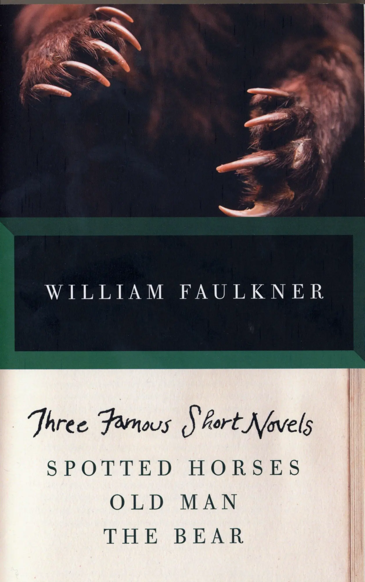 Cover: 9780307946751 | Three Famous Short Novels | Spotted Horses, Old Man, the Bear | Buch