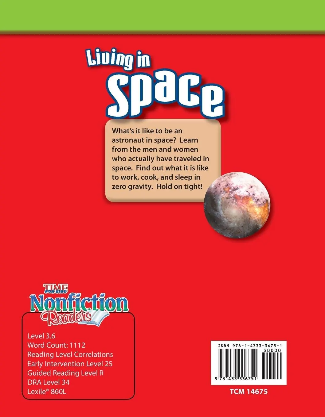 Rückseite: 9781433336751 | Living in Space | Christine Dugan | Taschenbuch | Englisch | 2012