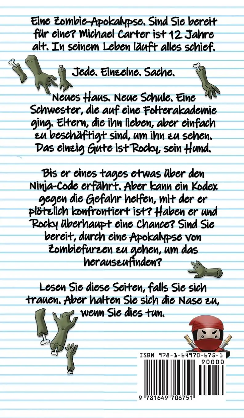 Rückseite: 9781649706751 | Tagebuch Eines Ninja Kindes | Bewolkt Mit Einer Chance Auf Zombies