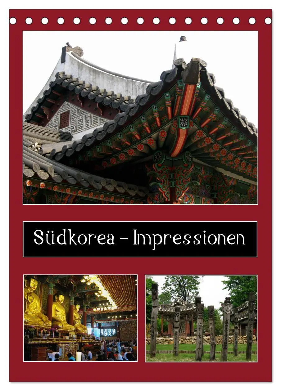 Cover: 9783516466751 | Südkorea - Impressionen (Tischkalender 2026 DIN A5 hoch), CALVENDO...