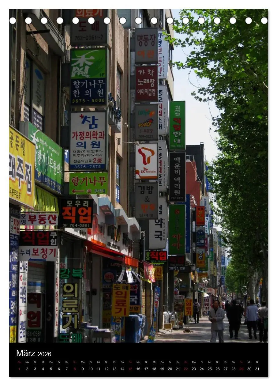 Bild: 9783516466751 | Südkorea - Impressionen (Tischkalender 2026 DIN A5 hoch), CALVENDO...