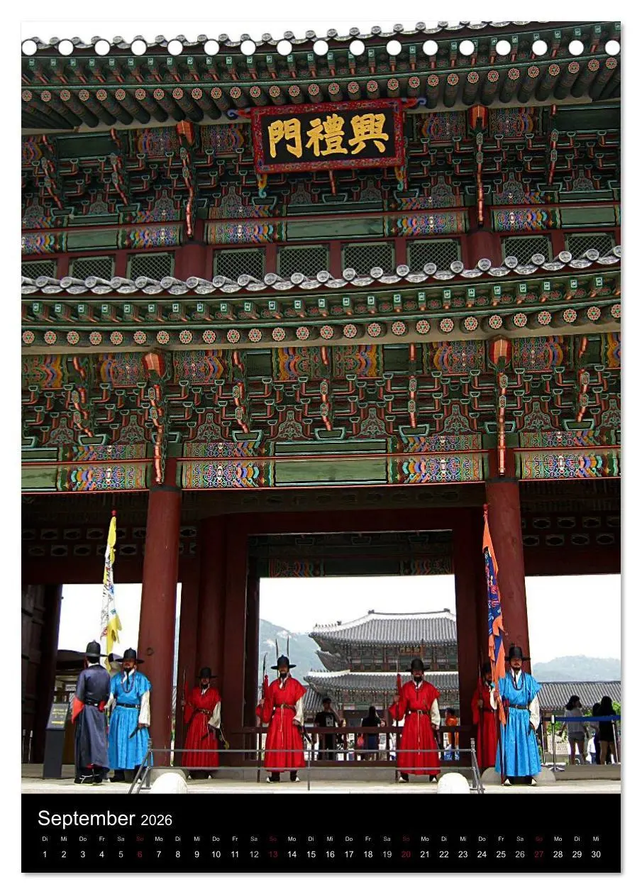 Bild: 9783516466751 | Südkorea - Impressionen (Tischkalender 2026 DIN A5 hoch), CALVENDO...