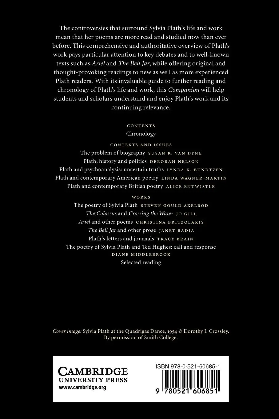 Rückseite: 9780521606851 | The Cambridge Companion to Sylvia Plath | Jo Gill | Taschenbuch | 2010