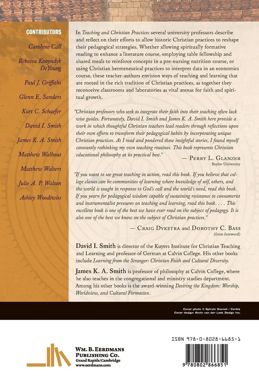 Rückseite: 9780802866851 | Teaching and Christian Practices | Reshaping Faith and Learning | Buch