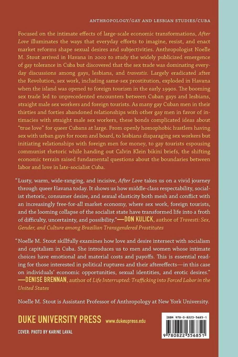 Rückseite: 9780822356851 | After Love | Queer Intimacy and Erotic Economies in Post-Soviet Cuba
