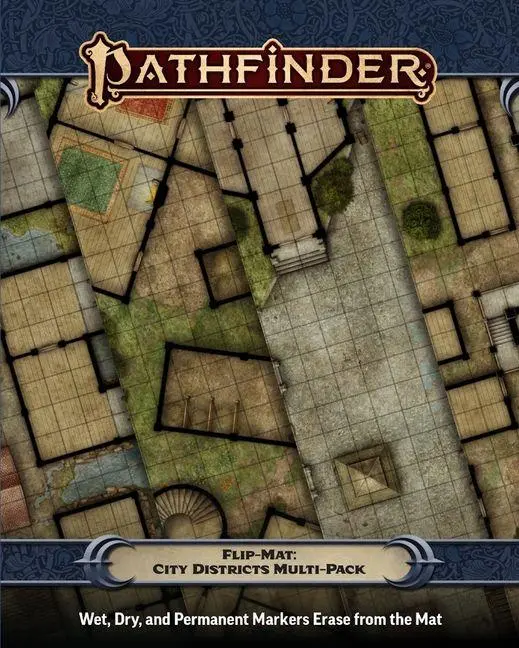 Cover: 9781640786851 | Pathfinder Flip-Mat: City Districts Multi-Pack | Jason A Engle | 2025