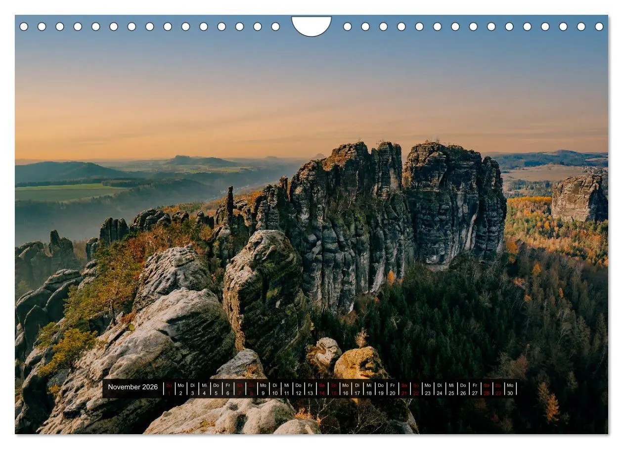 Bild: 9783457366851 | Naturparadies Sächsische Schweiz (Wandkalender 2026 DIN A4 quer),...
