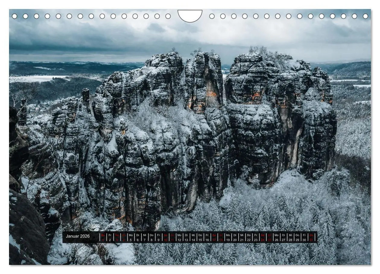 Bild: 9783457366851 | Naturparadies Sächsische Schweiz (Wandkalender 2026 DIN A4 quer),...