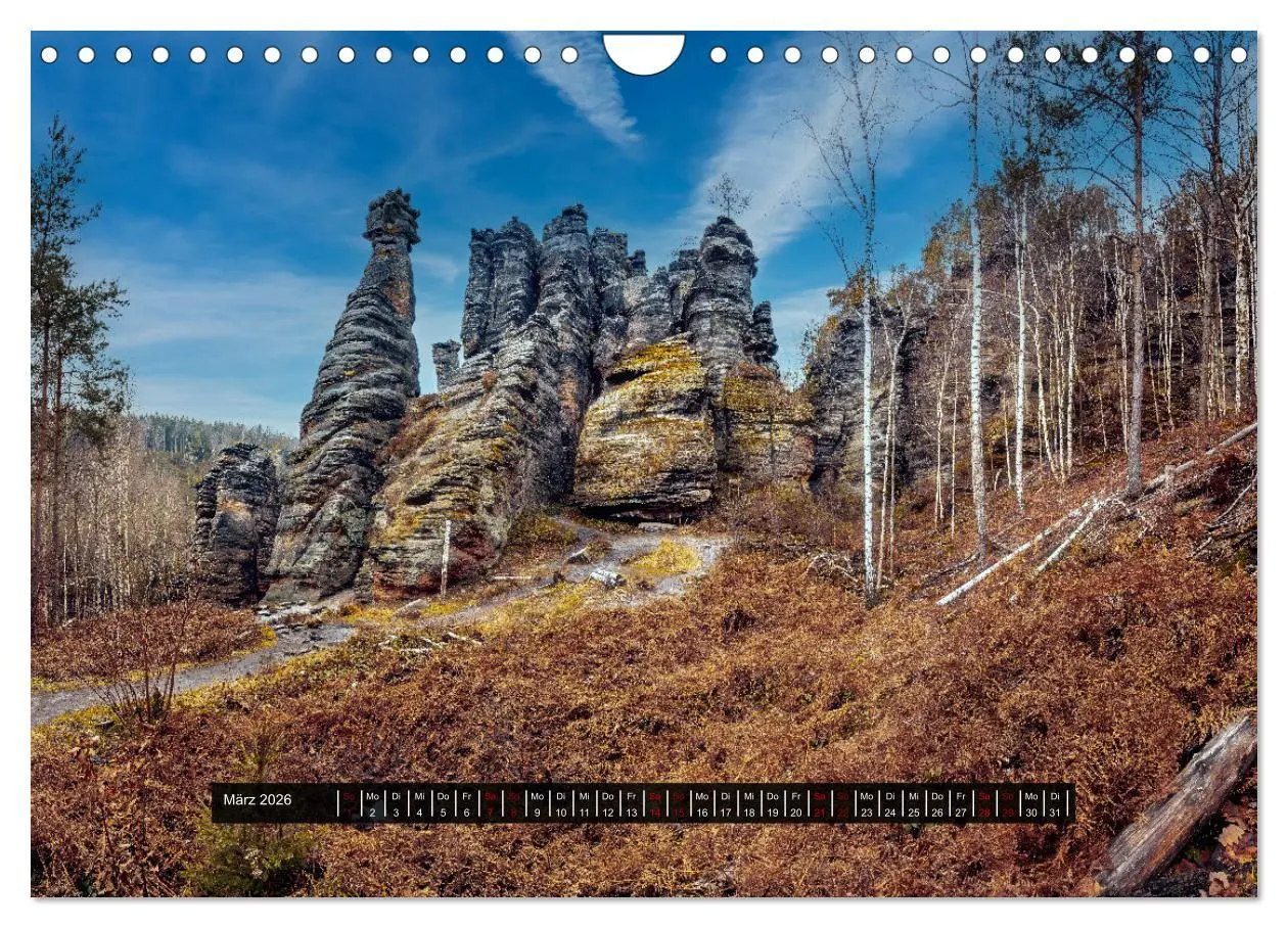 Bild: 9783457366851 | Naturparadies Sächsische Schweiz (Wandkalender 2026 DIN A4 quer),...