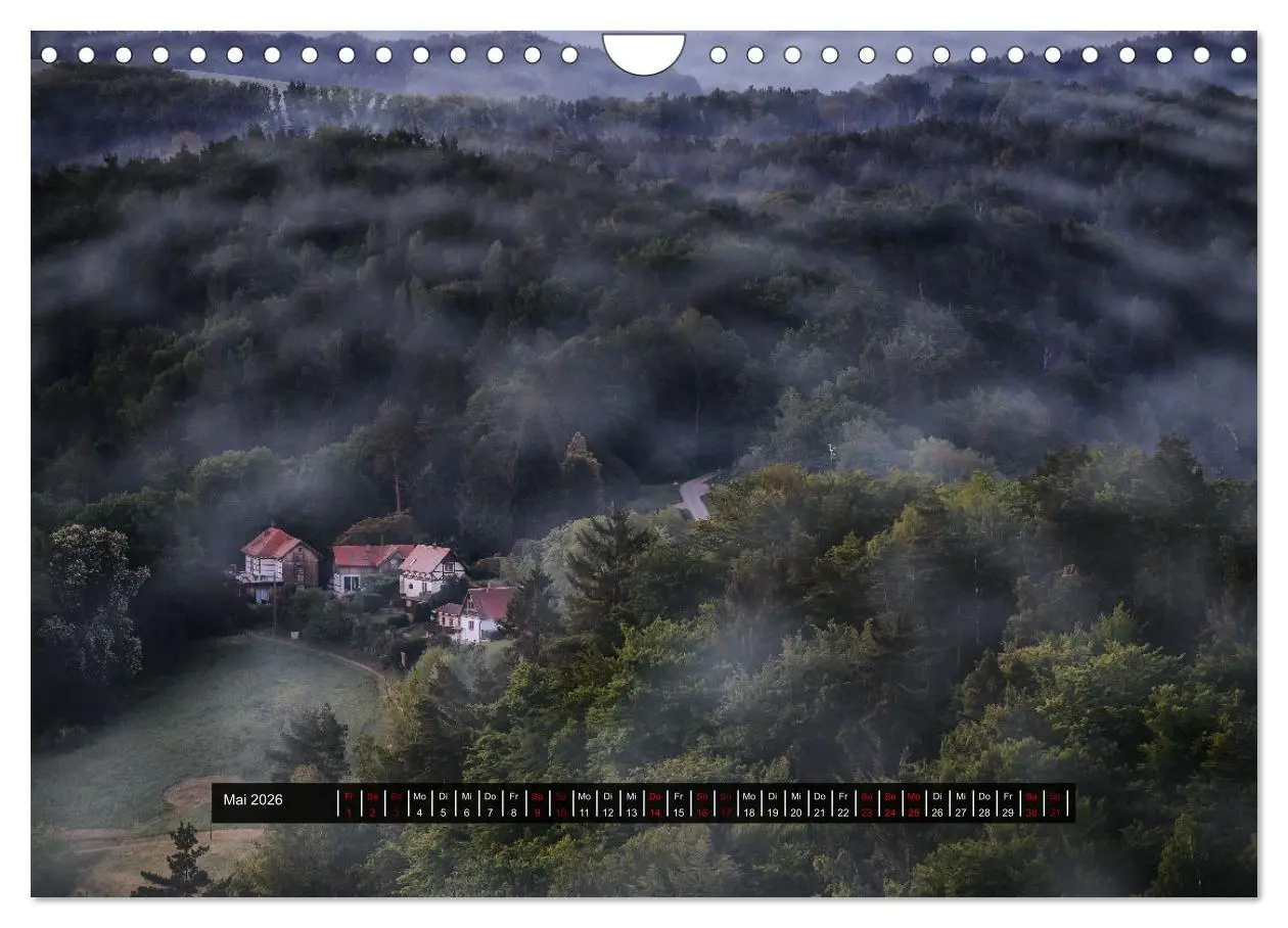Bild: 9783457366851 | Naturparadies Sächsische Schweiz (Wandkalender 2026 DIN A4 quer),...