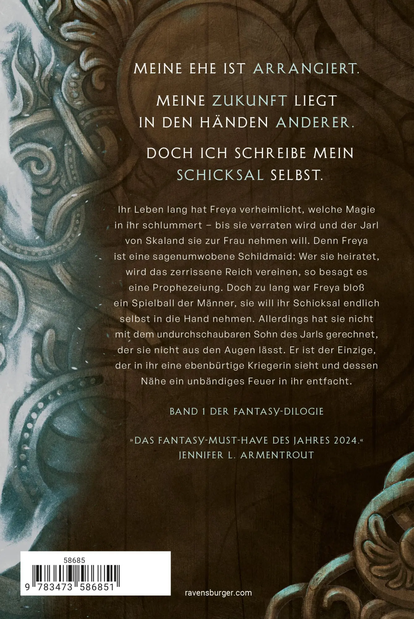 Rückseite: 9783473586851 | Die Skaland-Saga, Band 1 - A Fate Inked in Blood | Danielle L. Jensen