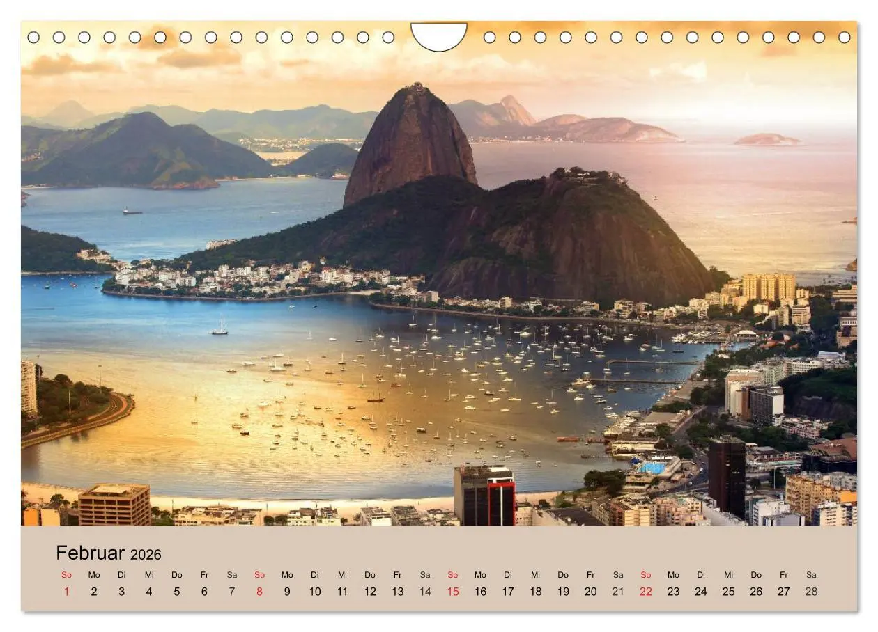 Bild: 9783516146851 | Brasilien. Impressionen (Wandkalender 2026 DIN A4 quer), CALVENDO...