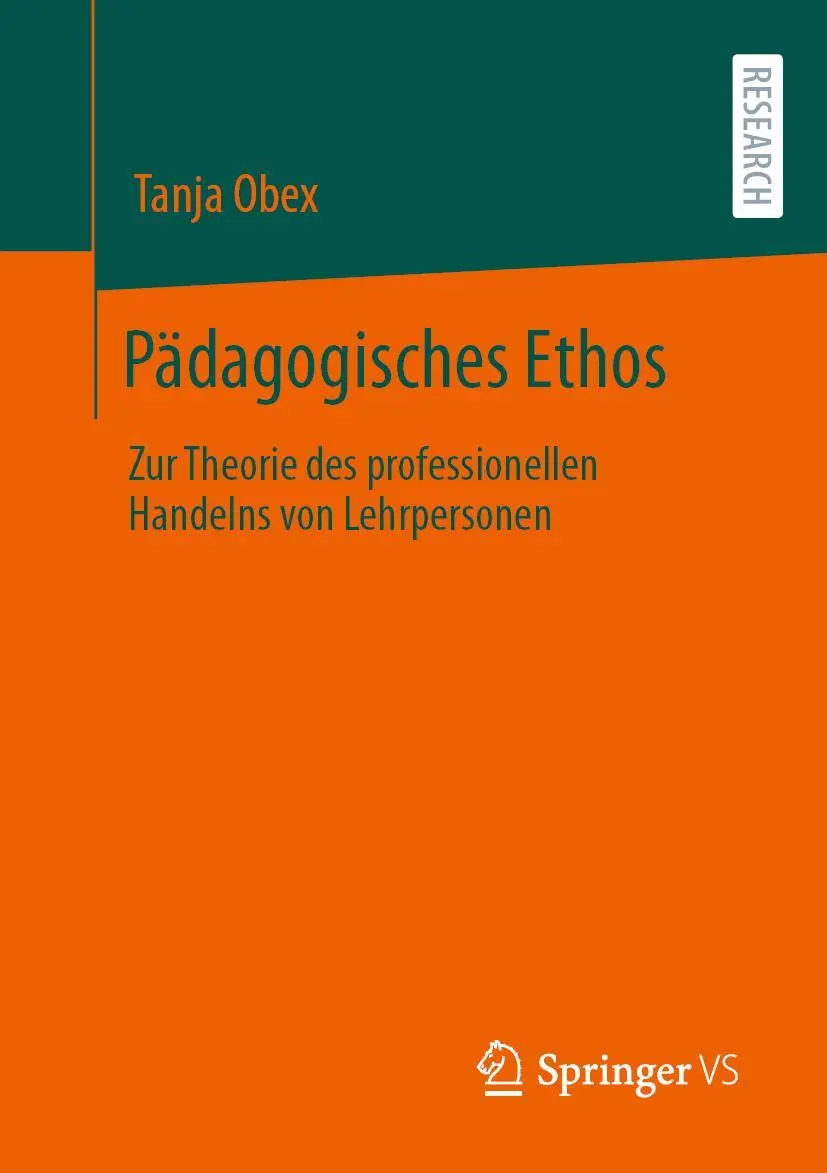 Cover: 9783658406851 | Pädagogisches Ethos | Tanja Obex | Taschenbuch | xvii | Deutsch | 2023