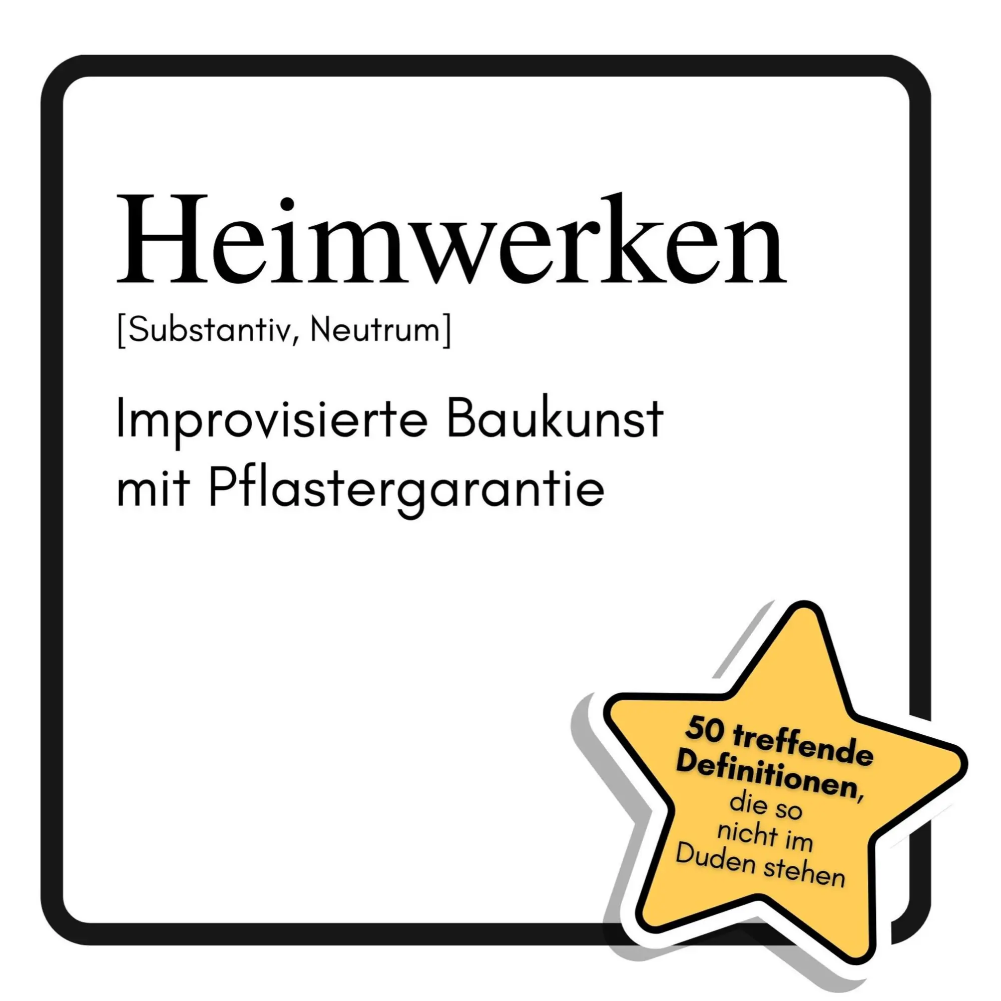 Cover: 9783759176851 | Heimwerken | Improvisierte Baukunst mit Pflastergarantie | Friedrich
