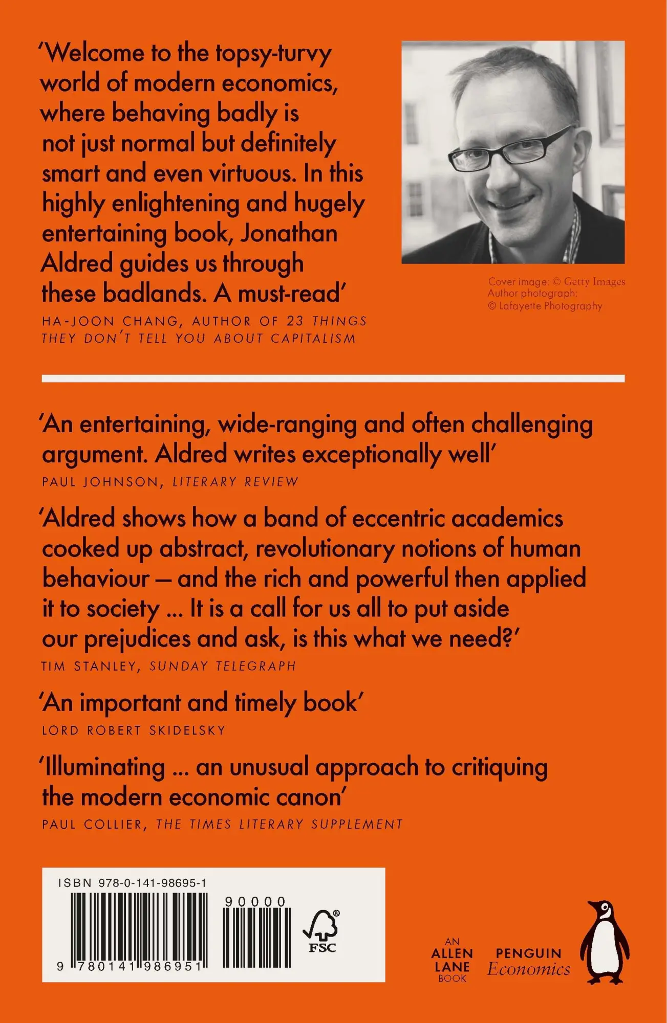 Rückseite: 9780141986951 | Licence to Be Bad | How Economics Corrupted Us | Jonathan Aldred