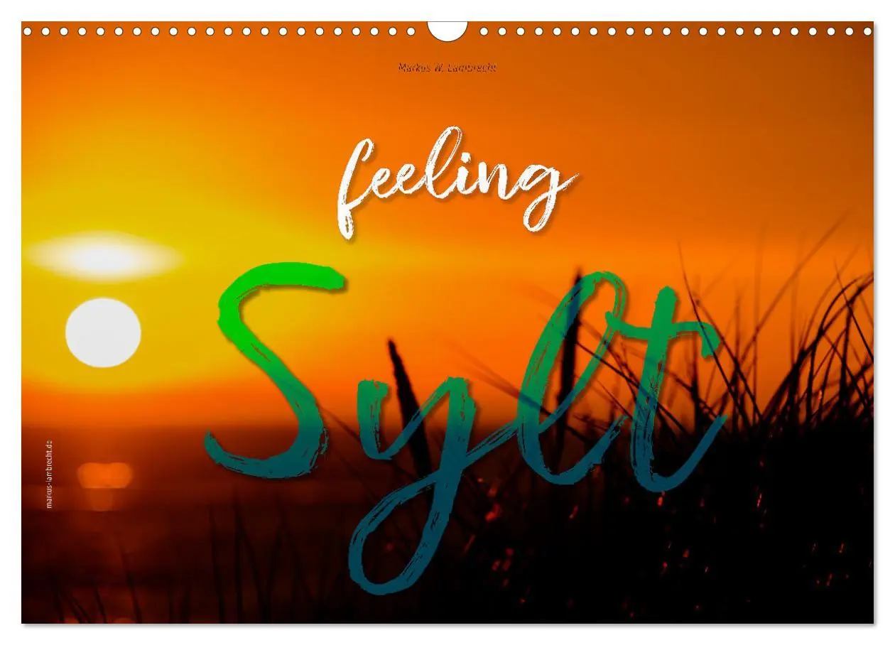 Cover: 9783457596951 | feeling Sylt (Wandkalender 2026 DIN A3 quer), CALVENDO Monatskalender