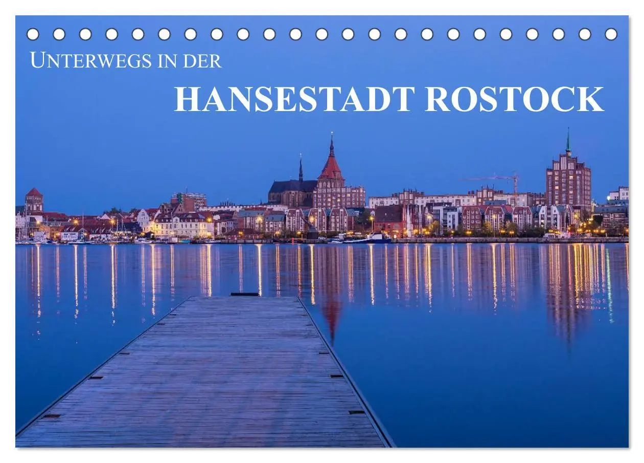 Cover: 9783516136951 | Unterwegs in der Hansestadt Rostock (Tischkalender 2026 DIN A5...