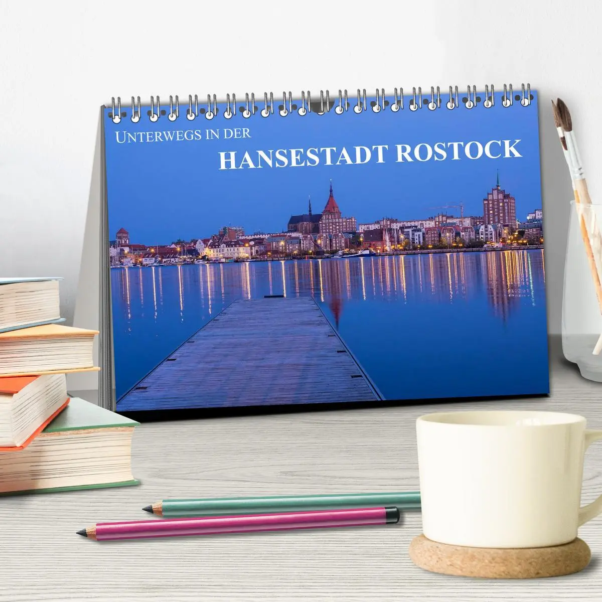 Bild: 9783516136951 | Unterwegs in der Hansestadt Rostock (Tischkalender 2026 DIN A5...