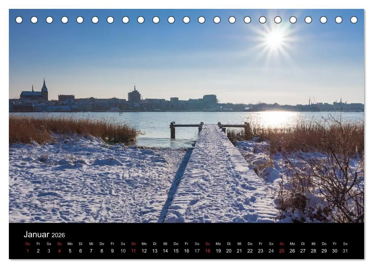 Bild: 9783516136951 | Unterwegs in der Hansestadt Rostock (Tischkalender 2026 DIN A5...