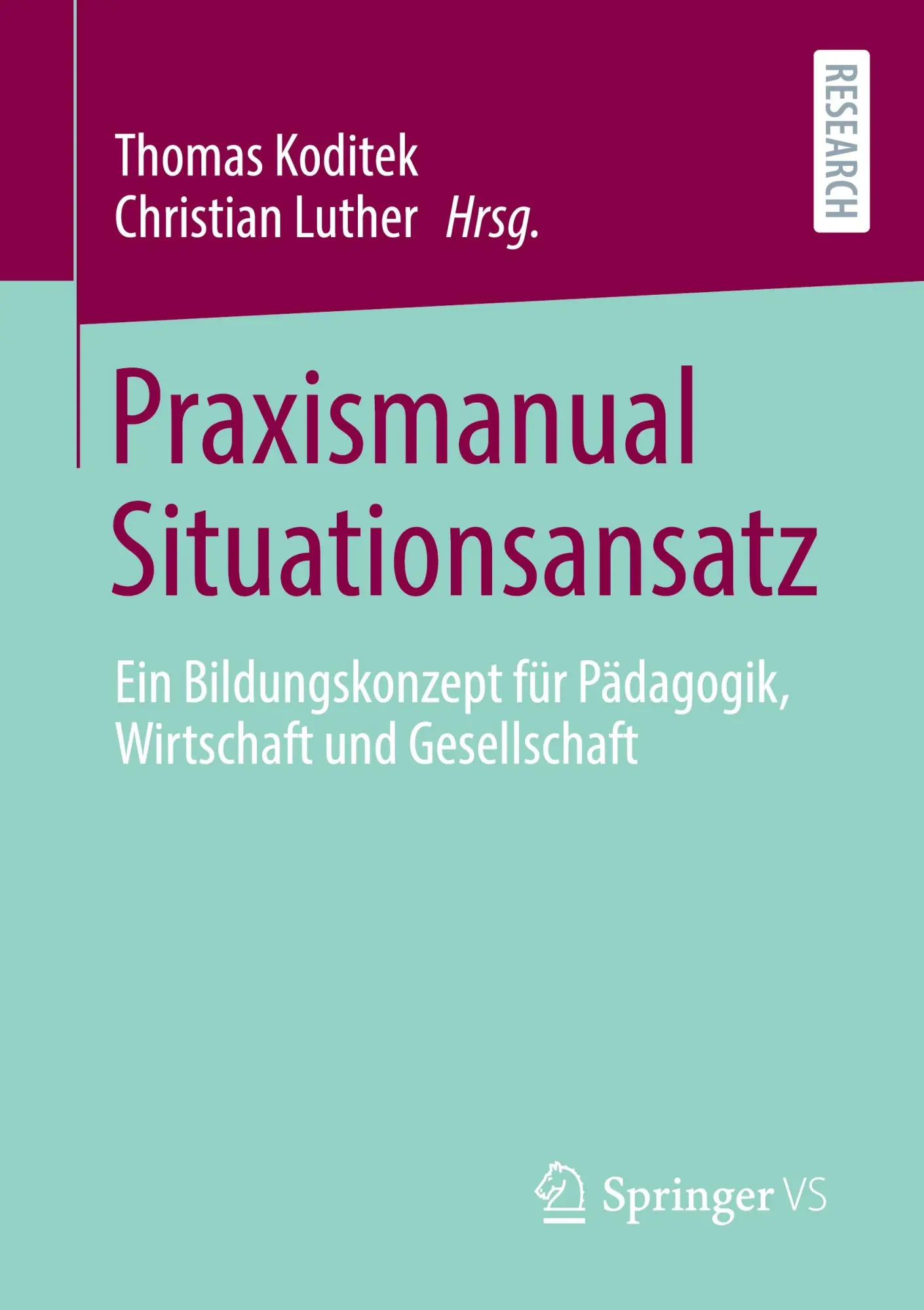 Cover: 9783658326951 | Praxismanual Situationsansatz | Christian Luther (u. a.) | Taschenbuch
