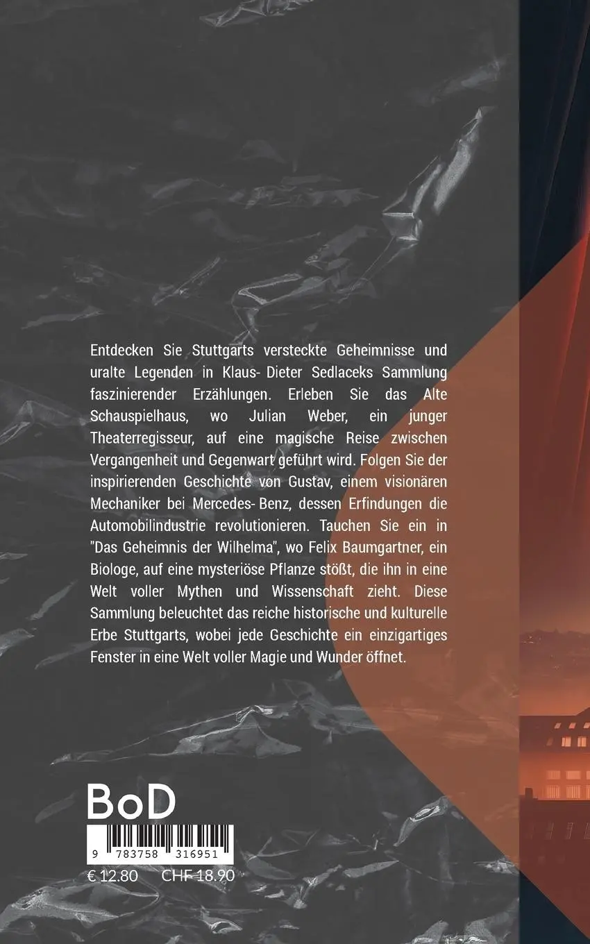 Rückseite: 9783758316951 | Die Magie des alten Schauspielhauses | und andere Sagen von Stuttgart