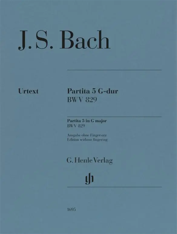 Cover: 9790201816951 | Johann Sebastian Bach - Partita Nr. 5 G-dur BWV 829 | Deutsch | Henle