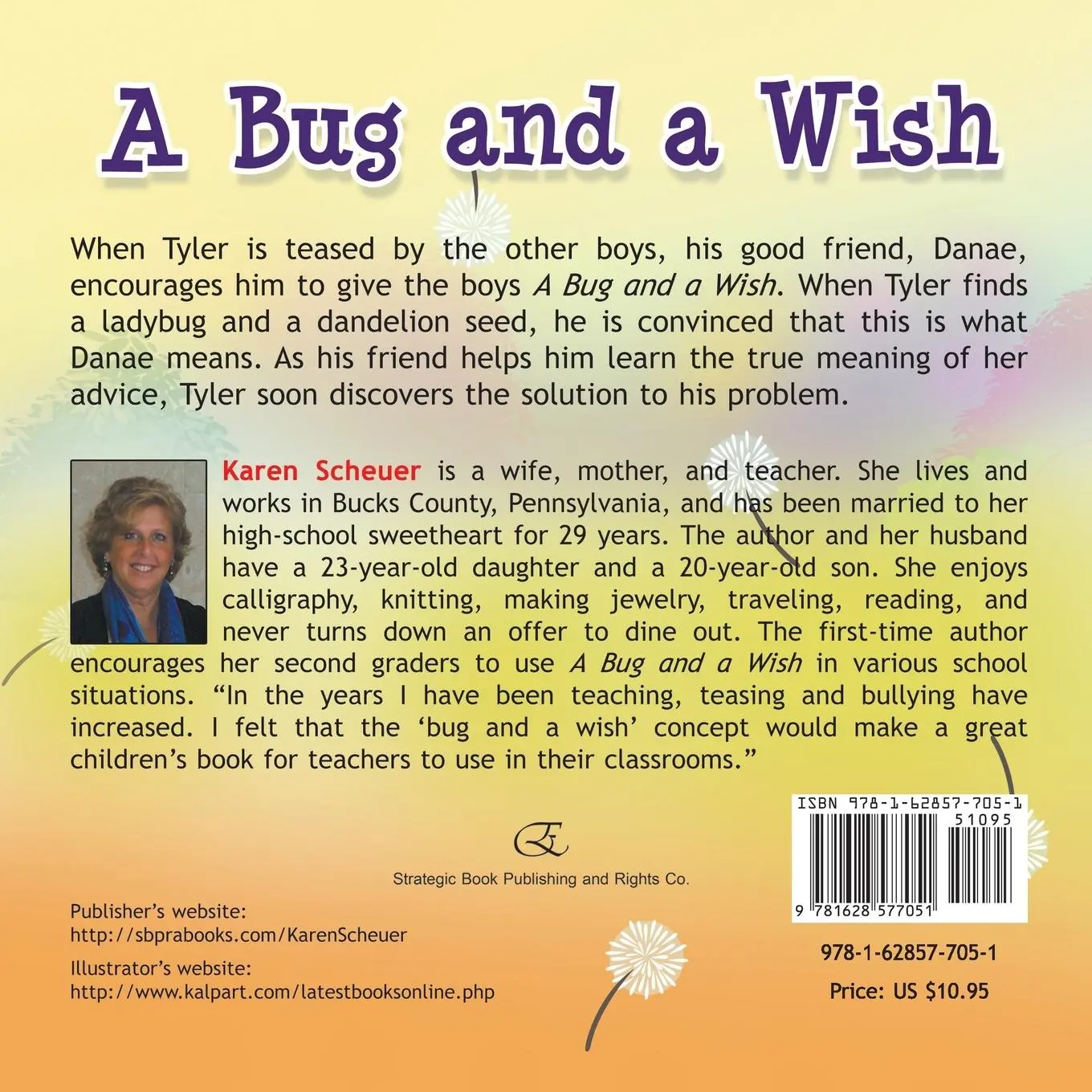 Rückseite: 9781628577051 | A Bug and a Wish | Karen Scheuer | Taschenbuch | Englisch | 2014