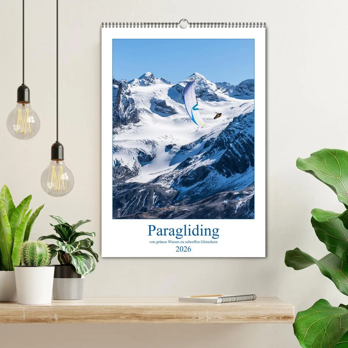 Bild: 9783516407051 | Paragliding - von grünen Wiesen zu schroffen Gletschen...