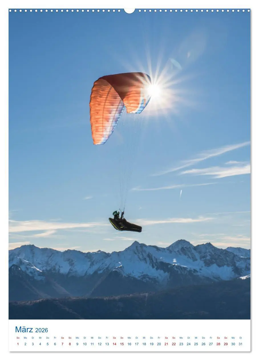 Bild: 9783516407051 | Paragliding - von grünen Wiesen zu schroffen Gletschen...