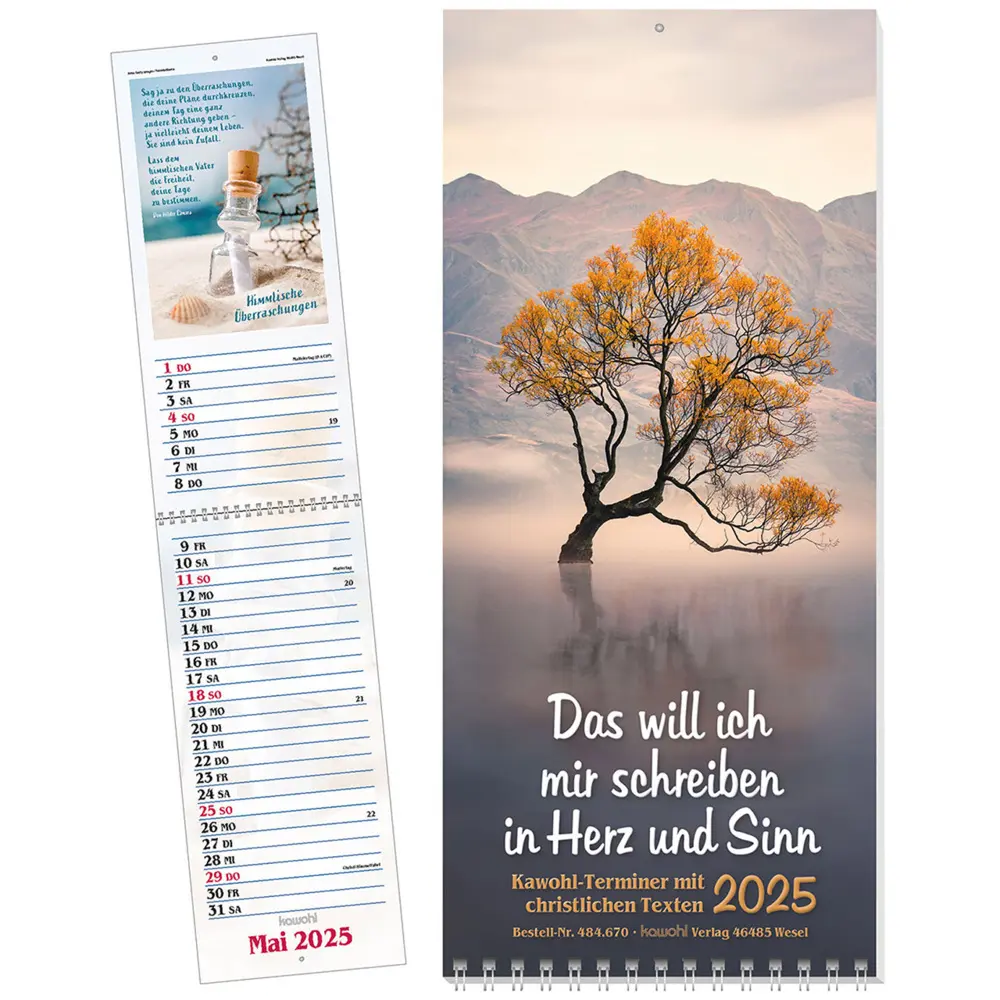 Cover: 9783754867051 | Das will ich mir schreiben in Herz und Sinn 2025 | Kalender | Deutsch