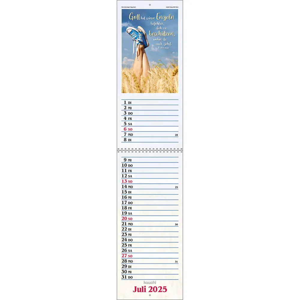 Bild: 9783754867051 | Das will ich mir schreiben in Herz und Sinn 2025 | Kalender | Deutsch