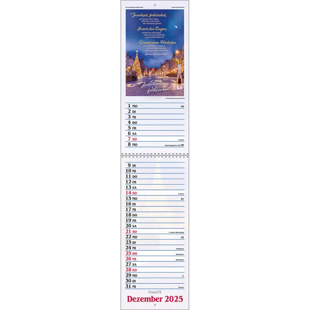 Bild: 9783754867051 | Das will ich mir schreiben in Herz und Sinn 2025 | Kalender | Deutsch