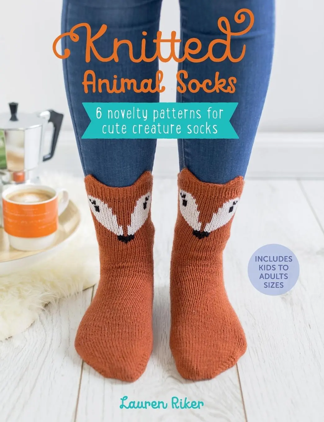 Cover: 9781446307151 | Knitted Animal Socks | 6 Novelty Patterns for Cute Creature Socks