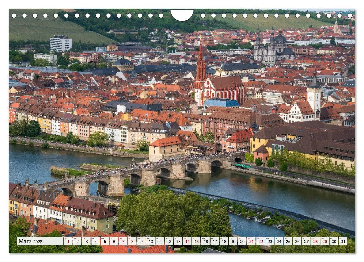 Bild: 9783457787151 | Würzburg - Bayern (Wandkalender 2026 DIN A4 quer), CALVENDO...